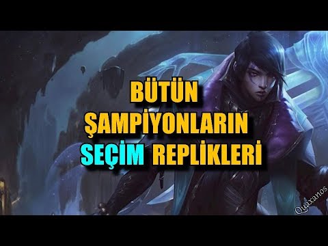 Thumbnail for Bütün Şampiyonların Seçim Replikleri ! (Türkçe & İngilizce)