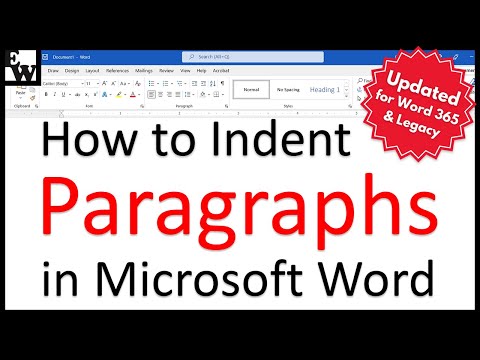 Thumbnail for How to Indent Paragraphs in Microsoft Word (UPDATED)