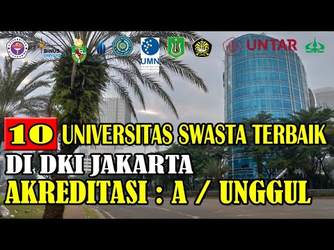 Thumbnail for 10 UNIVERSITAS SWASTA TERBAIK DI DKI JAKARTA, AKREDITASI : A / UNGGUL