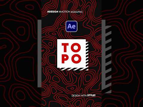 Thumbnail for Design Topographic Motion Graphics in After Effects