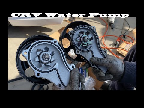 Thumbnail for 2002-2006 Honda Cr-v Water Pump, Belt Tensioner and Belt Change (DIY)