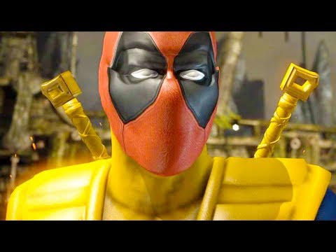 Mortal Kombat XL - All Klassic Fatalities on X-Men Deadpool Scorpion Costume Mod 4K Gameplay Mods