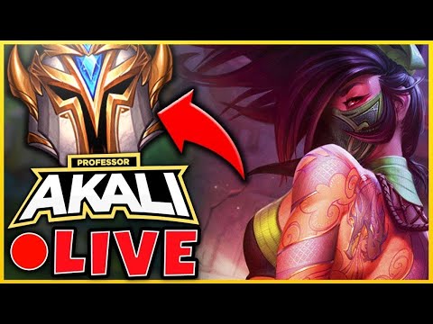 PROFESSOR AKALI - 80% WINRATE! #1 AKALI WORLD - RANK 1 INCOMING - UNLOCK YOUR HIDDEN POWERS!