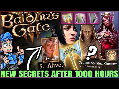 Thumbnail for Baldur's Gate 3 - 1000 Hours to Find New GAME CHANGING Secrets - New OP Weapon, BG4 Sequel & More!