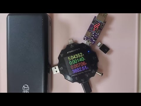 USB 3.0 디지털 자동 전압계 전류계 테스트기