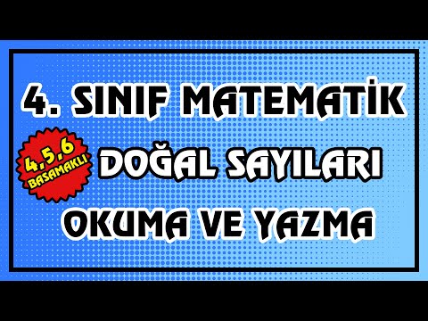 4. Sınıf Matematik 4, 5, 6 Basamaklı Doğal Sayıları Okuma ve Yazma | Yep Yeni