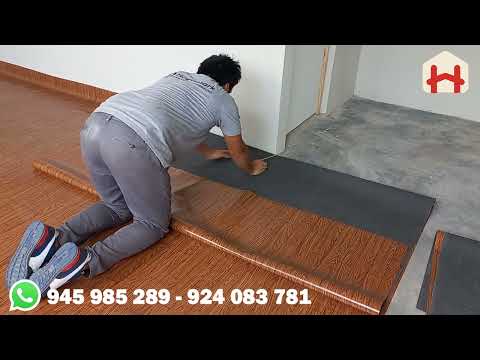 CÓMO INSTALAR piso vinilico? ???? -  Una FORMA SENCILLA de instalación ✅ Perú ????????