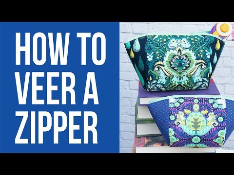 How to Veer a Zipper off the Edge of the Fabric