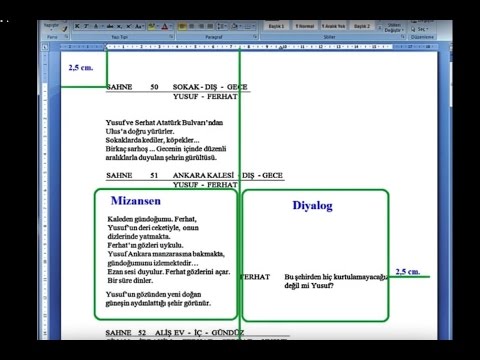 Senaryo nasıl yazılır ?