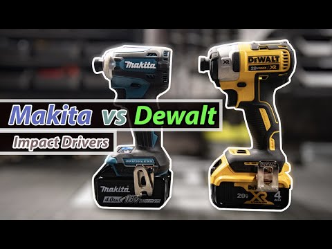 Makita vs. Dewalt (Impact Drivers)