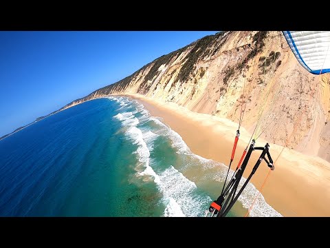 Paragliding at Rainbow Beach, Australia - September 2020