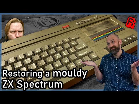 Restoring a mouldy ZX Spectrum micro computer from the &apos;80s