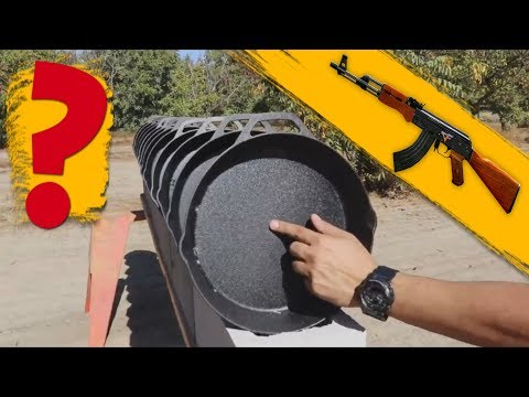 Thumbnail for Сколько чугунных сковородок из PUBG пробивает пуля из АК ( и другое оружие )