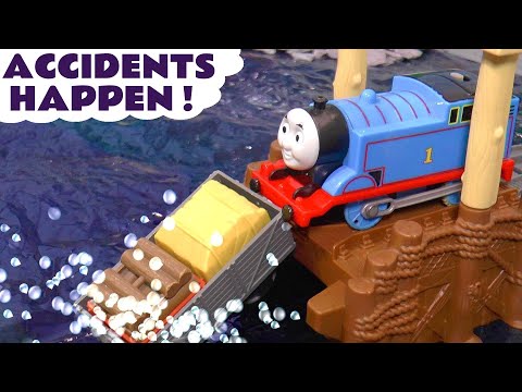 Accidents Happen Toy Train Story with Thomas Trains