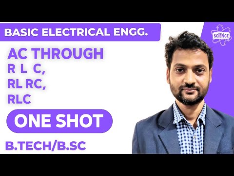 Basic Electrical: First Year | AC through R, L, C, RL, RC, RLC | ONESHOT