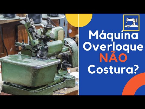 Máquina de costura overloque não está costurando? Veja o que pode ser