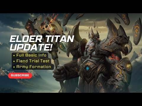 NEW UPDATE: Elder Titan System | War and Order