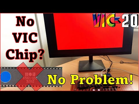 VIC 20 build.  Raster generator HSYNC and VSYNC