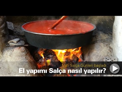 El Yapımı Salça Nasıl Yapılır?