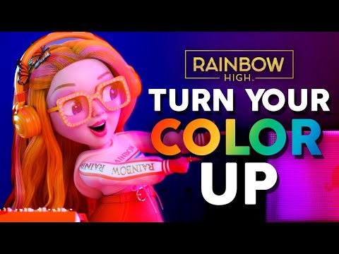 Turn Your Color Up! ????  | OFFICIAL Lyric Music Video | Rainbow High