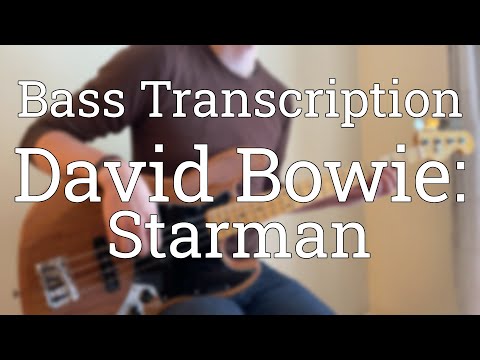 Thumbnail for David Bowie - Starman [Bass Cover + Sheet Music + Tabs]