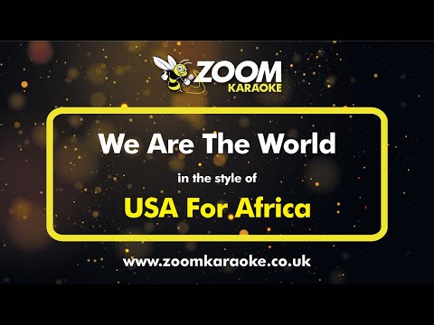 USA For Africa - We Are The World (Karaoke Version) with Lyrics On Screen