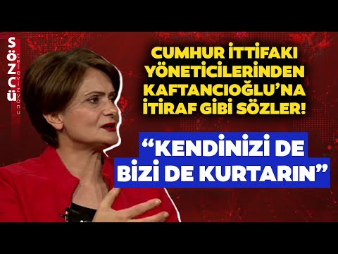 Cumhur İttifakı Yöneticilerinden Kaftancıoğlu’na Olay Sözler! “Kendinizi de Bizi de Kurtarın”