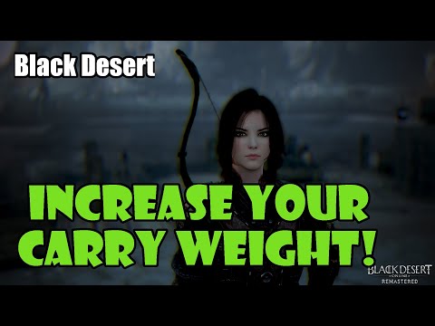 Thumbnail for [Black Desert] How to Increase Your Maximum Carry Weight / Inventory Weight / LT!