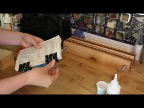 Thumbnail for Binding loose leaf sheets using the double fan method