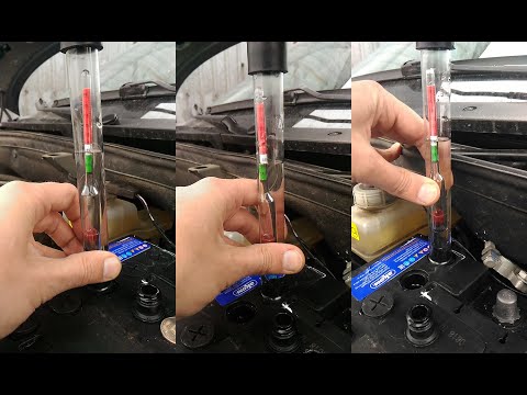 Измерение плотности электролита АКБ