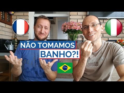Hábitos e curiosidades dos BRASILEIROS que são ESTRANHOS para um ITALIANO e um FRANCÊS