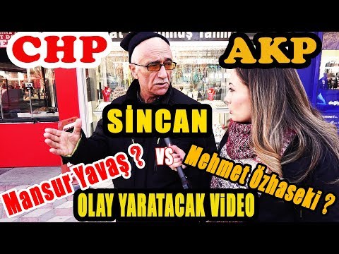 Ak Parti'nin Kalesi Sincan'da Sorduk. Olay Yaratacak Yerel Seçim Anketi