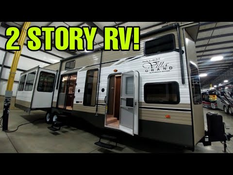 Thumbnail for 2 Story Travel Trailer RV! This thing is amazing! Salem Destination Trailer!