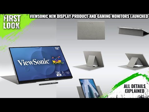 ViewSonic VG2748N Wireless, XG275D-4K Gaming And VG1656N, TD1656-2K Portable Monitors Launched