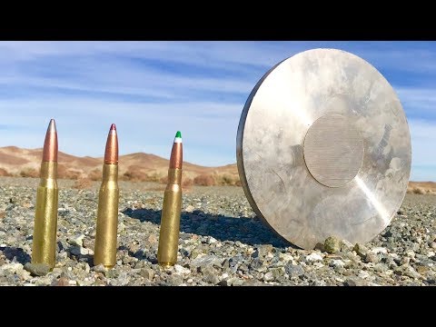 50CAL vs Stainless Steel - heavy sniper rifle