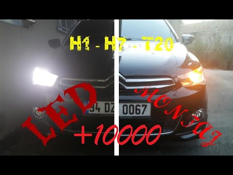 Led montajı nasıl yapılır? (H1 Led - H7 Led - T20 Halojen)