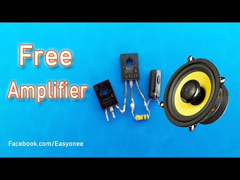 Thumbnail for How to make a simple audio amplifier ( using D882 transistor )
