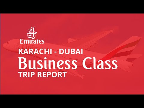 Trip Report | Emirates Business Class | Karachi - Dubai | A premium Economy kind