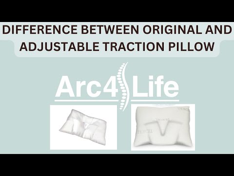 Difference Between the Standard Arc4life Traction Pillow and Adjustable Traction Pillow