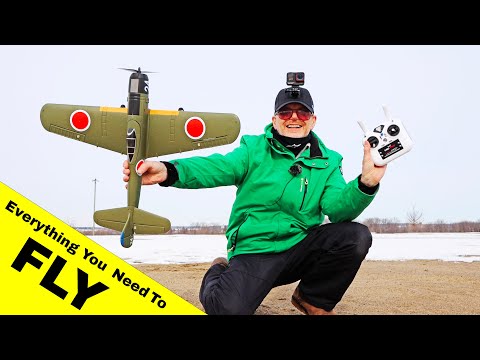Japanese Warbird RC Plane - Everything You Need To Fly in a Kit!