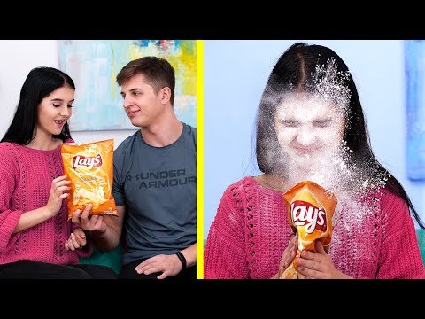 Thumbnail for 12 Funny Food Pranks! Prank Wars!