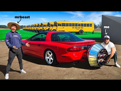 Thumbnail for We Built a Jet Powered Car for MrBeast