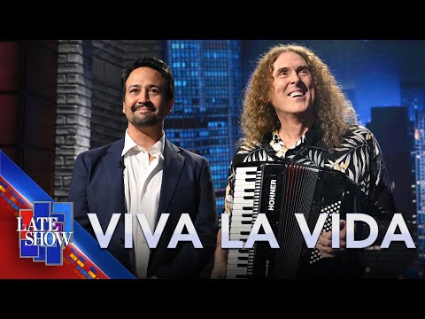 Thumbnail for A Coldplay Song Might Cheer Up Stephen's Audience (feat. Weird Al Yankovic And Lin-Manuel Miranda)