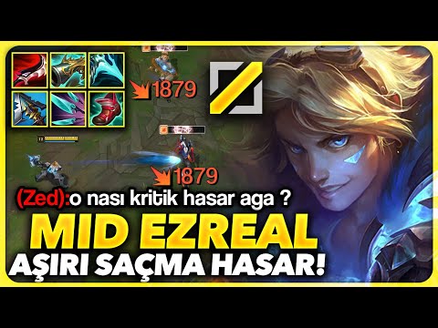 Thumbnail for YUUH !! EZREAL MİD DELİK DEŞİK EDİYOR !! KİTE BİLENLER MİD EZREAL OYNASIN !! | Ogün Demirci
