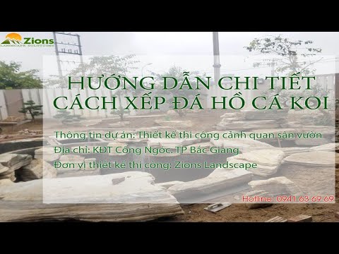 HƯỚNG DẪN CHI TIẾT CÁCH BO ĐÁ HỒ CÁ KOI