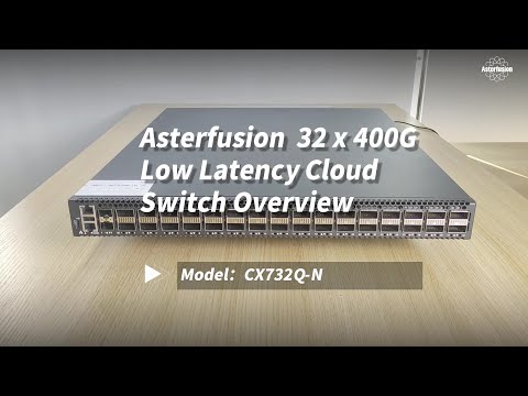 Thumbnail for Asterfusion 32 port 400G QSFP-DD switch, the most effective choice for data center