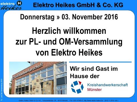 Thumbnail for Projektleiter- und Obermonteurversammlung 2016