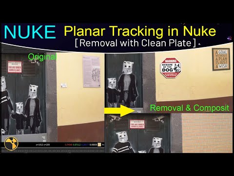 Nuke Tutorial – Planar Tracker In Nuke [English] | Object Removal Using Clean Plate in Nuke