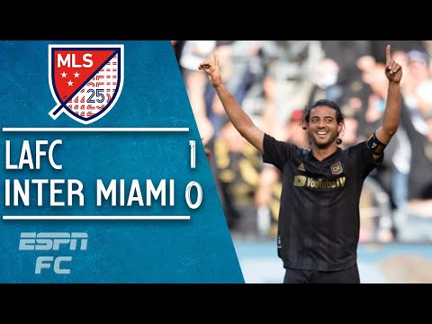 Thumbnail for Carlos Vela's brilliant goal guides LAFC to victory vs. David Beckham's Inter Miami | MLS Highlights