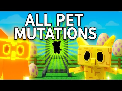 ALL PET MUTATIONS (EXPLANATION) GROW A GARDEN